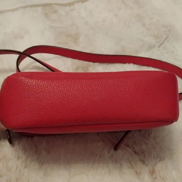 Diane Von Furstenberg Red Leather Crossbody Bag - Picture 4 of 11